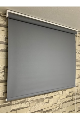 Mat Stor Perde Gri Alüminyum Kasa Tüm Ölçülerde (401710499)