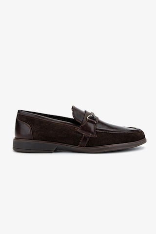 Valmenti Erkek Hakiki Deri Loafer Ayakkabı 1008 3481 Erk Ayk Y25 Khv Bfl/suet Kahverengi