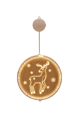 Mufunye Asılı Peri Led'leri Işık Zinciri Perde Lambası Elk Tasarımlı Sabit Parlak Modlar Ip44 Suya D