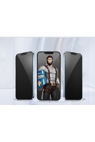 Blueo Apple Uyumlu iPhone 15 Pro Max Hayalet Anti-peep Hayalet Ekran Koruyucu