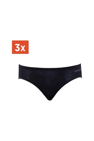 Blackspade Kadın Pamuklu 3'lü Paket Slip - Siyah