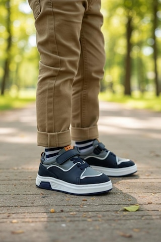 Tuğba Ortopedi 259 Çocuk Okul Öncesi Deri Sneaker Lacivert