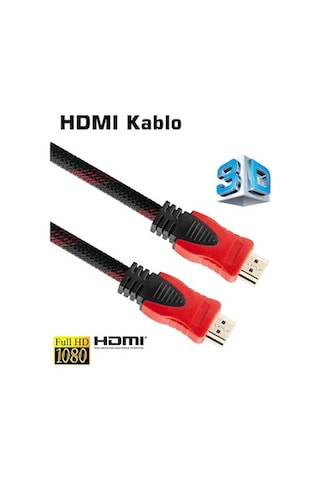 Hdmı Kablo 4k Ultra Hd Altın Kaplama 10 Metre