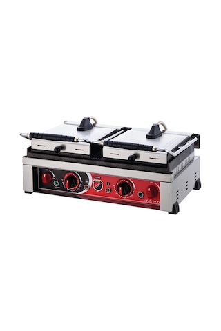 Işıkgaz Silverinox Style Elektrikli Çift Kapak 20 Dilim Tost Makinesi Slvr-ss-20d