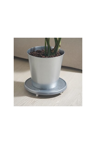 Galvanizli Bitki Taşıyıcı - 31 Cm Aahşap