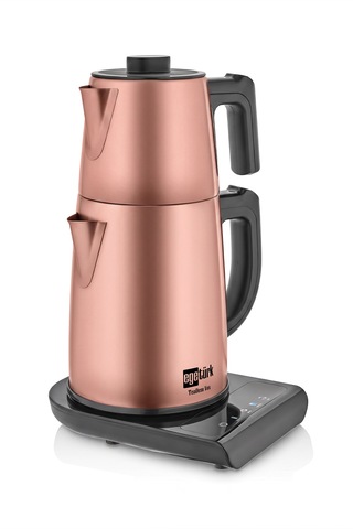 Teadem Vox Konuşan Dokunmatik Çay Makinesi Mama Suyu Hazırlama 1850w 1.7l Kettle 1.2l Demlik Rose