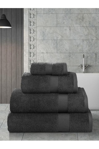 Cotton Arel Pamuk Banyo Havlusu 70x140 Koyu Kahverengi