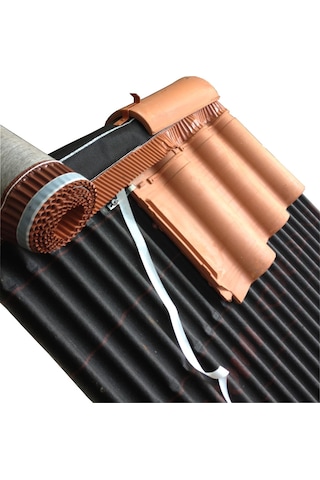 Kaprovent Plus Mahya Havalandırma Bandı Kahverengi 310mm X 5m
