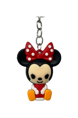 Silikon Mickey Mouse Anahtarlık / Çanta Süsü