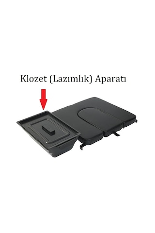 Golfi G120 Klozetli Tekerlekli Sandalye Tuvalet Sandalyesi