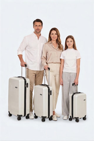 Slazenger Unıon 3 Lü Set Unisex Kırık Beyaz Valiz