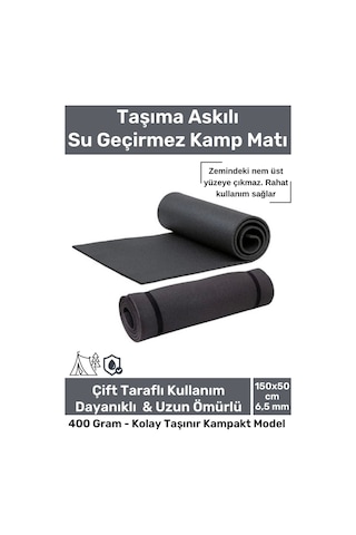 Taşıma Askılı Su Geçirmez Konforlu Kalın Rahat Çift Taraflı Kamp Zemin Çadır Uyku Matı Yer Minderi Çok Renkli