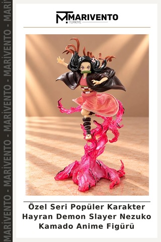 Özel Seri Popüler Karakter Hayran Demon Slayer Nezuko Kamado Anime Figürü