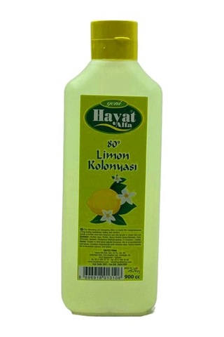 Delux Serisi Toplu Sipariş Günlük Kullanım Etkili Hijyen Limon Kolonyası - 900 Ml - 80 Derece