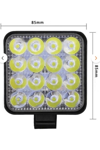 Astra Led 16 Led 5 Modlu Flaşlı Turuncu Beyaz Çalışma Lambası