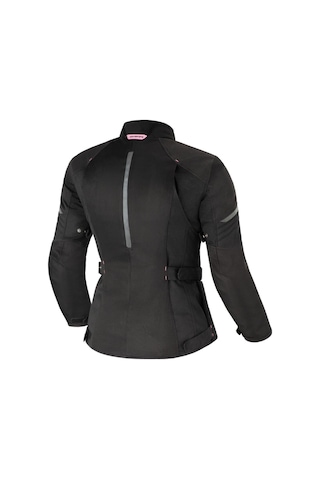 Shima Jet Lady Korumalı Kadın Motosiklet Montu Siyah