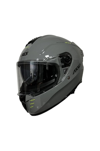 Axxis Hawk Sv Evo Solıd A12 Kapalı Motosiklet Kaskı Parlak Gri