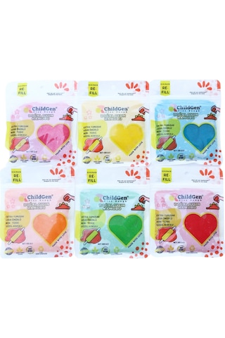 ChildGen Kartuş Oyun Hamuru Seti 6'lı