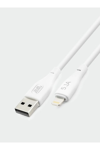 Subzero Cl140 Lightning 5.1a Hızlı Şarj & Data Kablosu 1 Metre Beyaz
