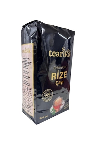 Tearika Geleneksel Rize Çayı Mayıs Hasadı Doğal Siyah Çay 1 KG