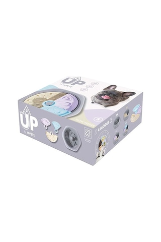 M-pets Level Up Ayarlanabilir Köpek Yavaş Beslenme Mama Kabı Small 26,2x26,2x8,6 Cm 244-51050.01