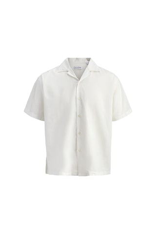 Jack & Jones Büyük Beden Resort Yaka Gömlek - Breeze - 12288661 Beyaz