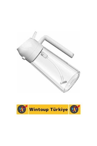 Ergonomik Sızdırmaz Tasarım Yağ Dökme Püskürtme Çift Modlu Özel Başlıklı Cam Yağdanlık 550 Ml