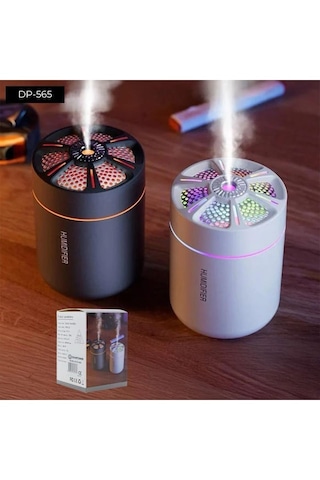Led Işıklı Mini Hava Nemlendirici Cihaz Buhar Makinesi Ev Araba Ofis Hava Difizörü