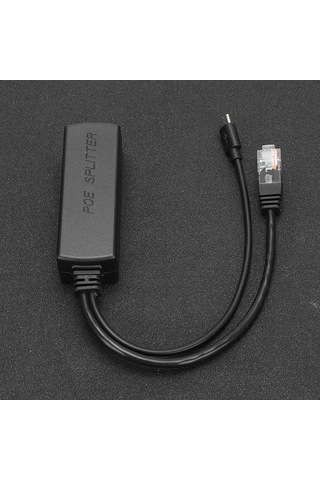Lemestar Dc44-57v'den Dc5v 2.4a'ya Poe Ayırıcı, Ieee802.3af Uyumlu, 10/100 Mbps Veri Transferi, Micro Usb Çıkış, 100-150m Uzaklık Desteği