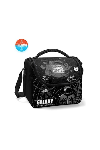 Coral High Kids Siyah Galaxy Desenli Thermo Beslenme Çantası 11784