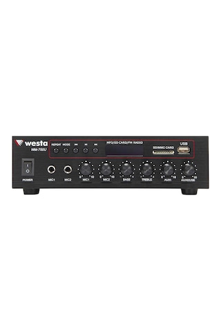 Westa Wm-750U 80 Watt Usb/Sd 100 Volt Hat Trafolu Amfi