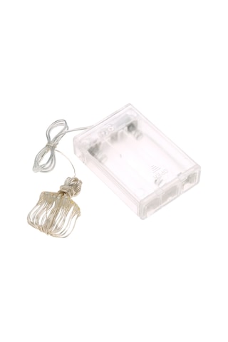 Hombey Mavi Işık 10 Metre 100 Led Ip65 Su Geçirmez Pilli Işık Zinciri, 4.5v 6w Romantik Festivite Aydınlatması Mavi