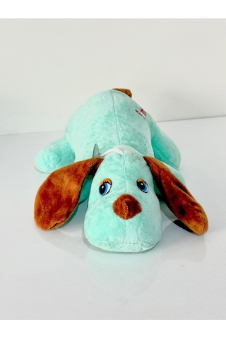 Joytoytr Miskin Köpek Peluş Oyuncak 26cm Yapışkanlı Turkuaz