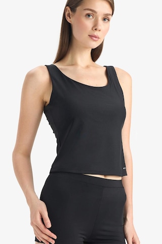 DeFactoFit U Yaka Astarlı Pedli Bikini Üstü D9380AX25HSBK81 Siyah