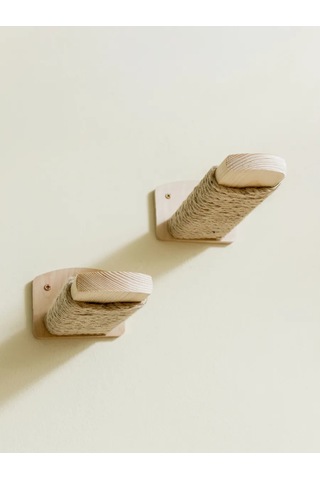 Go Cats Duvara Monte Ştiridotlu Kedi Tırnak Törpüsü 2 Basamaklı Jüt 388207956