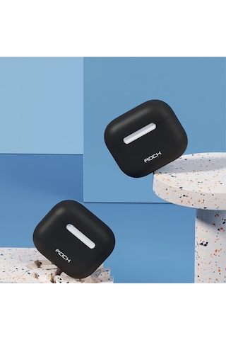 Apple Uyumlu AirPods 3 Silikon Kılıf Siyah