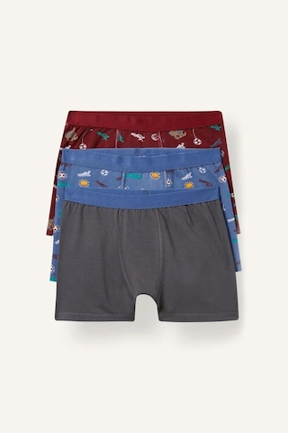 Defacto Baskılı Penye 3lü Boxer Erkek Çocuk I3831a826aubr248 Bordo-br248