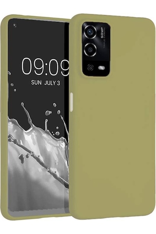 Oppo A55 4g Kılıf Esnek Yapılı İnce Slim Silikon Kapak Ryc/premier Gold