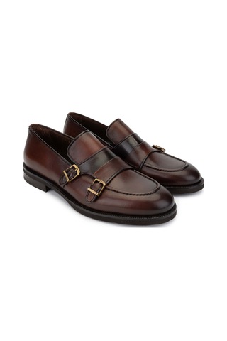 Tamer Tanca Erkek Hakiki Deri Taba Loafer Ayakkabı 342 8809 Erk Ayk Sk24-25 Taba/taba Bfl Taba