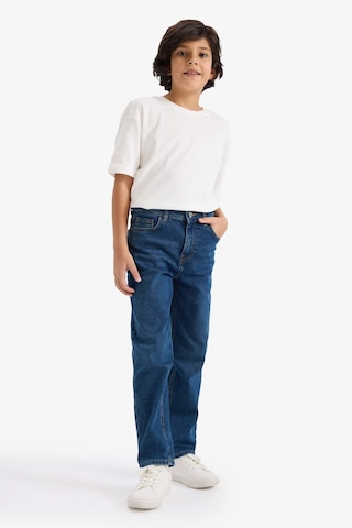 Defacto Erkek Çocuk Straight Fit Düz Paça Jean Pantolon F8430a826smnm34 Mavi-nm34