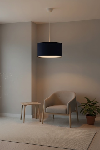 Testa Sarkıt Avize Beyaz-lacivert 38x21x70