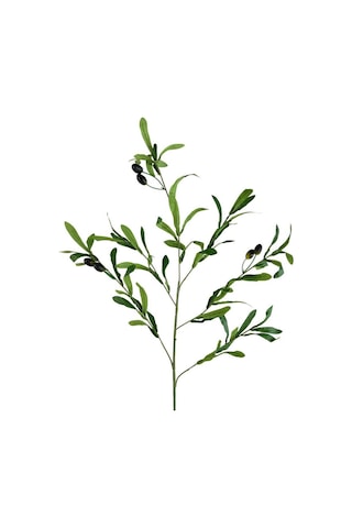 Yapay Zeytin Dalı Uzun Dallı 90Cm 6 Meyveli