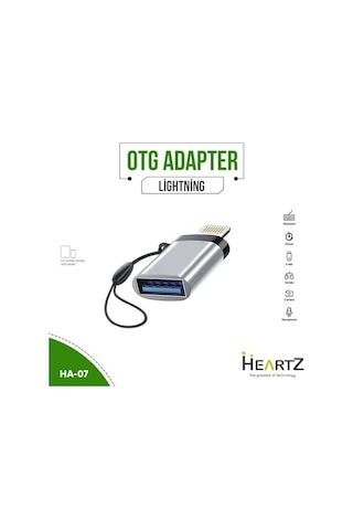 Usb Flash Bellek İos Otg Usb Okuyucu Charge Şarj Lightning Çipli Flash Bellek Okuyucu Bellek Okuyucu Ve Dönüştürücü Ha-07 Ligtning Otg Flash Bellek Okuyucu