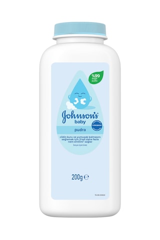 Johnsons Baby Bebek Pudrası 200gr Klasik %99 Doğal 5 Li Set