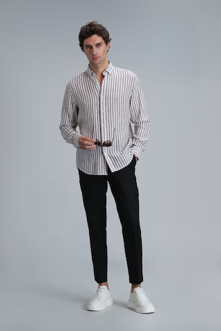 Lufian Erkek Karl Spor Chino Slim Fit Pantolon 111190328 Siyah