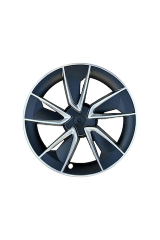 Red Lion Parts Tesla Model Y Juniper 2025+ Uyumlu 19 İnç Uberturbine Stil Jant Kapağı Seti - Mat Siyah 4 Adet