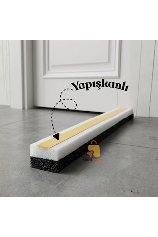 20 Adet Kapı Altı Rüzgar Önleyici 90 Cm Yapışkanlı Isı Yalıtım Süngeri Kapı Pencere Soğuk Toz Ses Kesici Eşik Süngeri