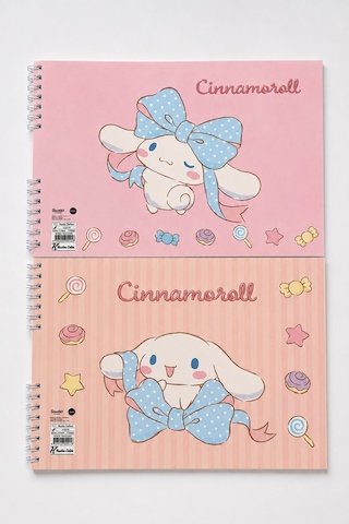 X Dekomus Lisanslı Cinnamoroll 17x25 Cm 15 Yaprak Resim Defteri Tek Adet Altın