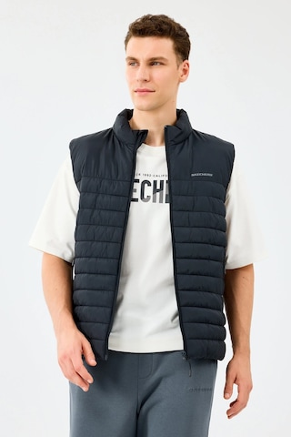 Skechers Polar Lining Paded Erkek Yelek Siyah