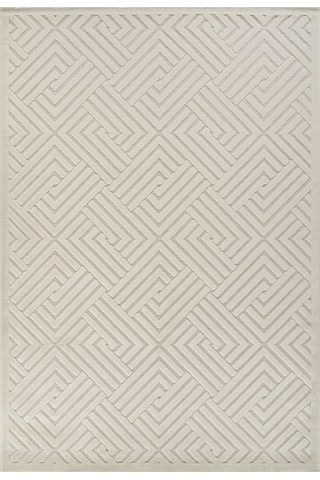 Kaşmir Halı 7/24 İskandinav Olav Beyaz 160x230 CM Salon Mutfak Halısı Yolluk Kilim